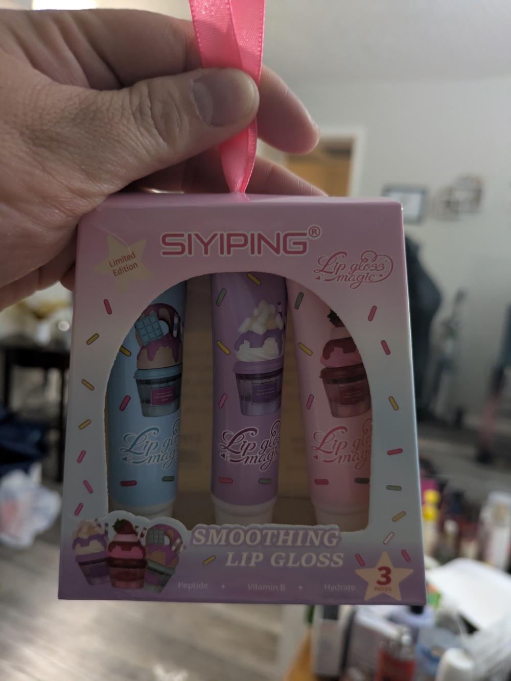 Pink Smoothing Lip Gloss Set - 3-Pack